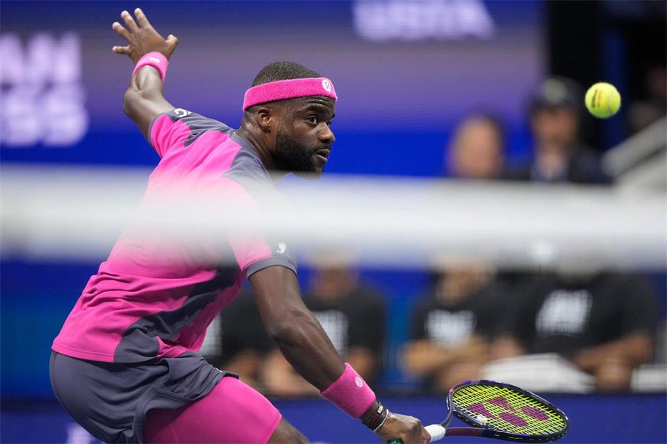 Frances Tiafoe muss sich geschlagen geben.Frank Franklin II/AP/dpa