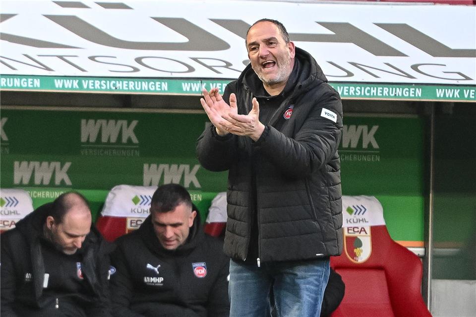 Frank Schmidt hofft auf einen Coup gegen den VfB Stuttgart. (Archivbild)Harry Langer/dpa
