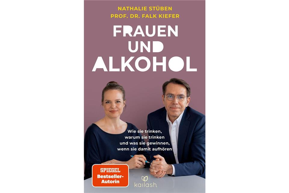 „Frauen und Alkohol“, Nathalie Stüben, Falk Kiefer, 304 Seiten, ISBN: 978-3-424-63262-0, 22 Euro. Erscheinungsdatum: 25.12.2024Penguin Random House Verlagsgruppe/dpa-tmn