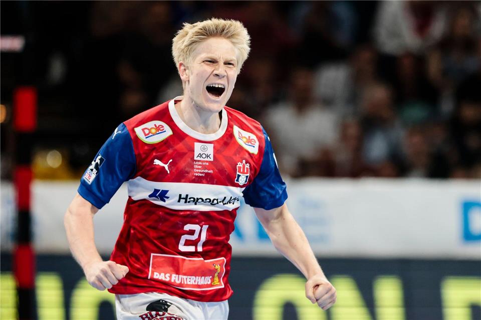 Frederik Bo Andersen und der HSV Hamburg hatten die Füchse Berlin zu Gast.Frank Molter/dpa