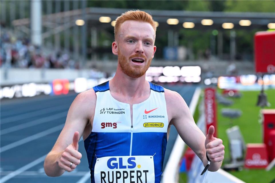 Frederik Ruppert holte bei den deutschen Meisterschaften den Titel über 5.000 Meter. (Archivbild)Sven Hoppe/dpa