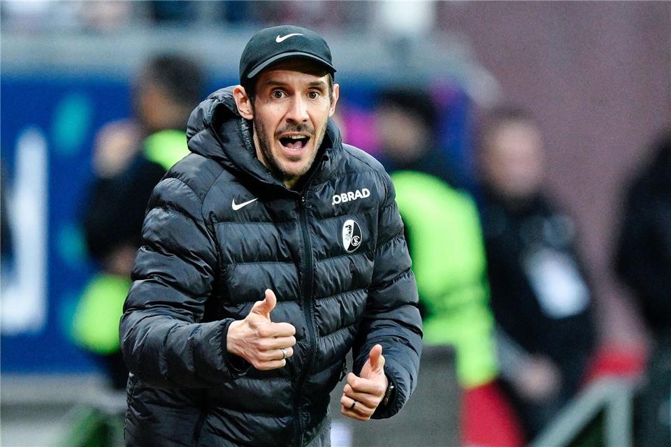 Freiburg und Trainer Julian Schuster haben am Samstag Bayer Leverkusen zu Gast. (Archivbild)Uwe Anspach/dpa