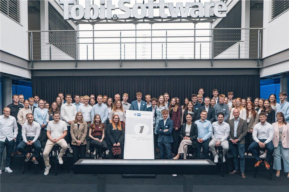 Freuen sich über ihre Bestnote: 71 Auszubildende von Unternehmen aus dem Kreis Borken schlossen mit der Bestnote ab.