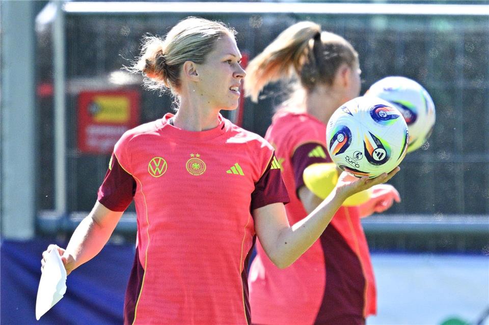 Freut sich auf Schweden: Rebecca Knaak.Sebastian Christoph Gollnow/dpa