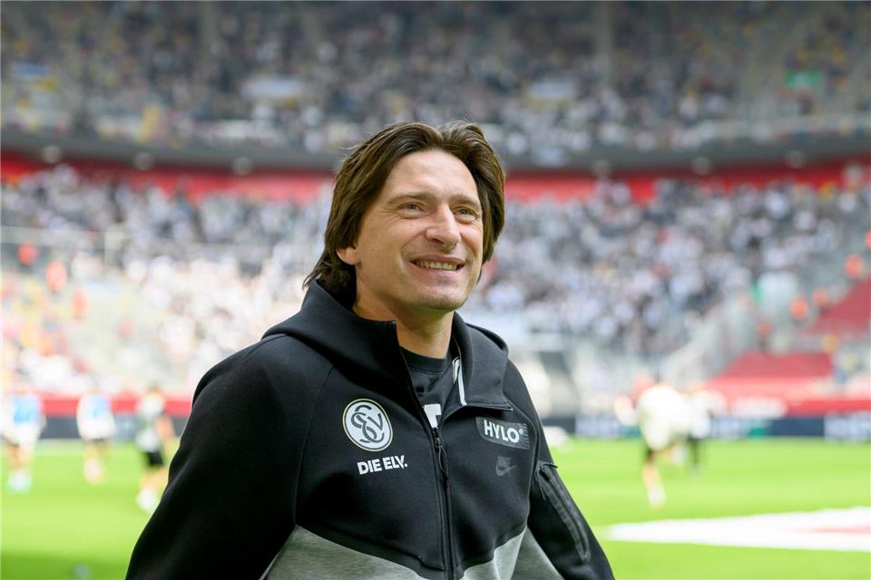 Freut sich auf das Saison-Finale mit der SV Elversberg: Trainer Vincent Wagner. (Archivbild)Anke Waelischmiller/dpa