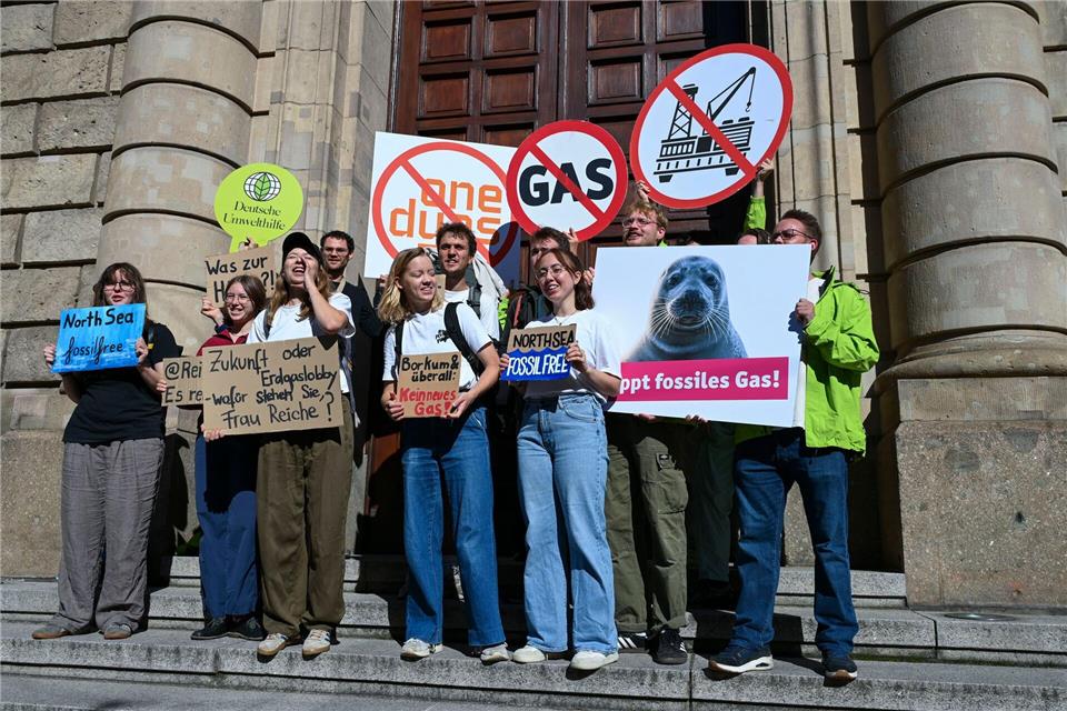 Fridays For Future und die Deutschen Umwelthilfe planen ein Protestcamp gegen die anstehenden Gasbohrungen vor der Nordseeinsel Borkum.Katharina Kausche/dpa