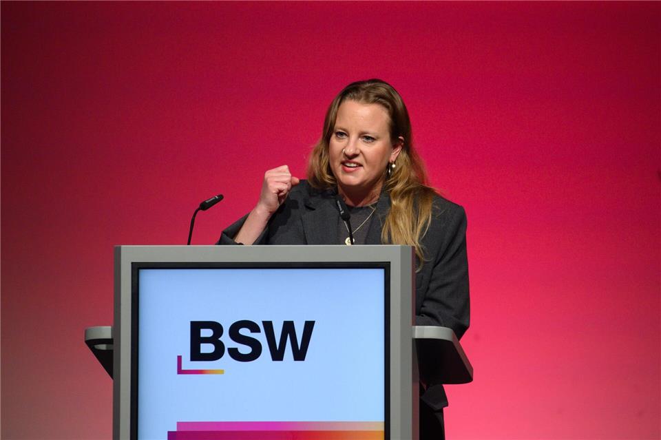 Friederike Benda will an der Spitze der BSW-Landespartei n Brandenburg bleiben.  (Archivbild)Klaus-Dietmar Gabbert/dpa