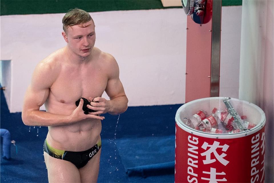 Frithjof Seidel ist derzeit der einzige deutsche Synchronschwimmer auf internationaler Bühne.
