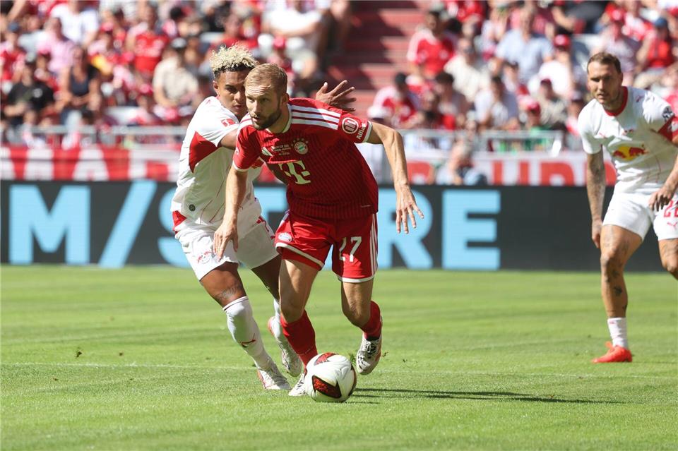 Früh verletzt raus: Bayern-Profi Konrad Laimer.Karl-Josef Hildenbrand/dpa