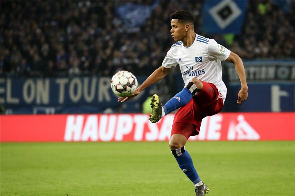 Früher beim Hamburger SV: Douglas Santos. (Archivbild)Christian Charisius/dpa
