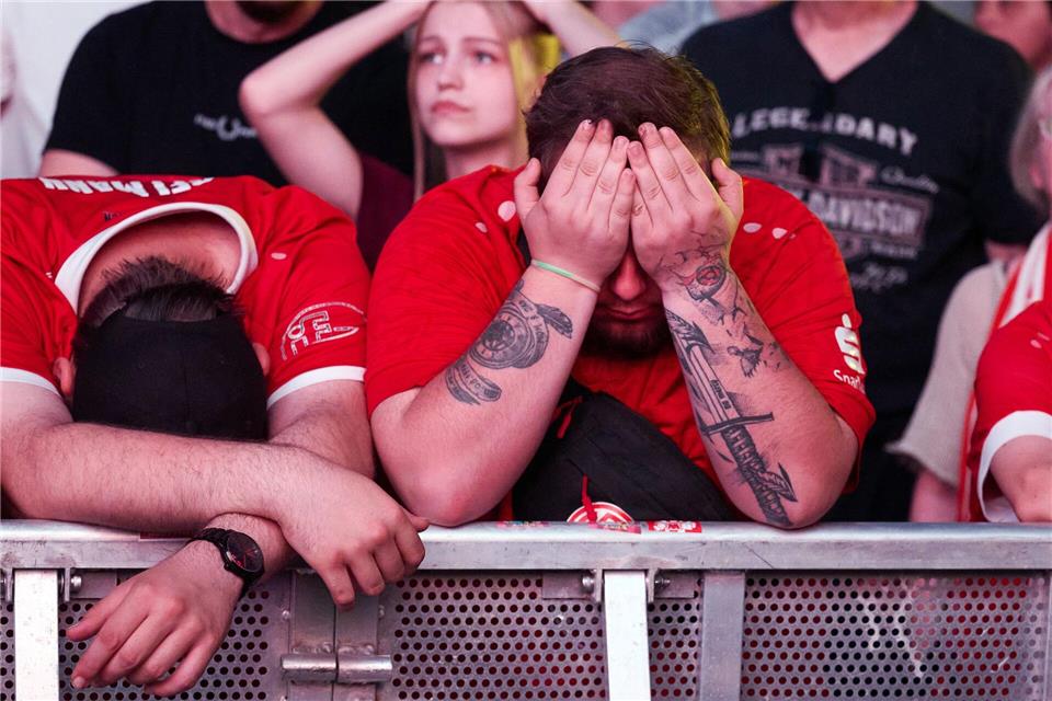 Frust bei Fans in Essen.Bernd Thissen/dpa