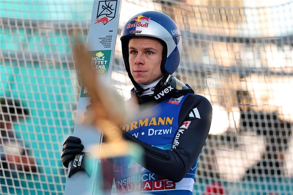 Frust in Oberstdorf: Andreas Wellinger ist bei der Flug-WM nicht dabei. (Archivbild)Daniel Karmann/dpa