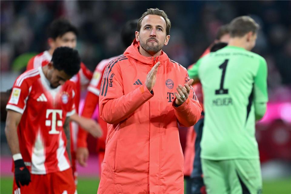 Fühlt sich beim FC Bayern wohl: Harry Kane. (Archivfoto)Sven Hoppe/dpa