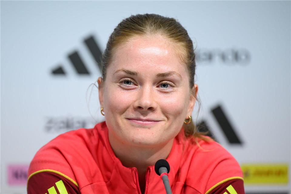 Führungsfigur im Nationalteam: Chelsea-Profi Sjoeke Nüsken. Robert Michael/dpa