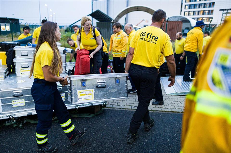 Fünf Tage waren die Helfer von @fire in Venezuela im Einsatz.Moritz Frankenberg/dpa