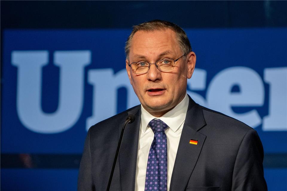 Für AfD-Chef Tino Chrupalla ist die AfD in ganz Deutschland angekommen.Harald Tittel/dpa