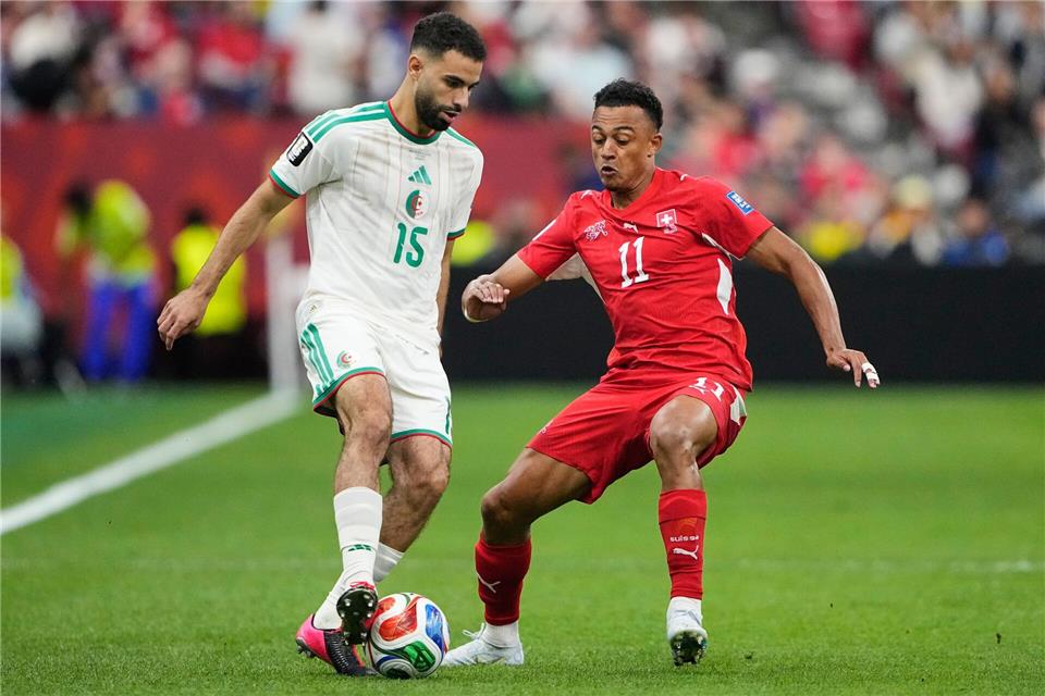 Für Algerien war es das erste K.-o.-Spiel seit 2014.Lindsey Wasson/AP/dpa
