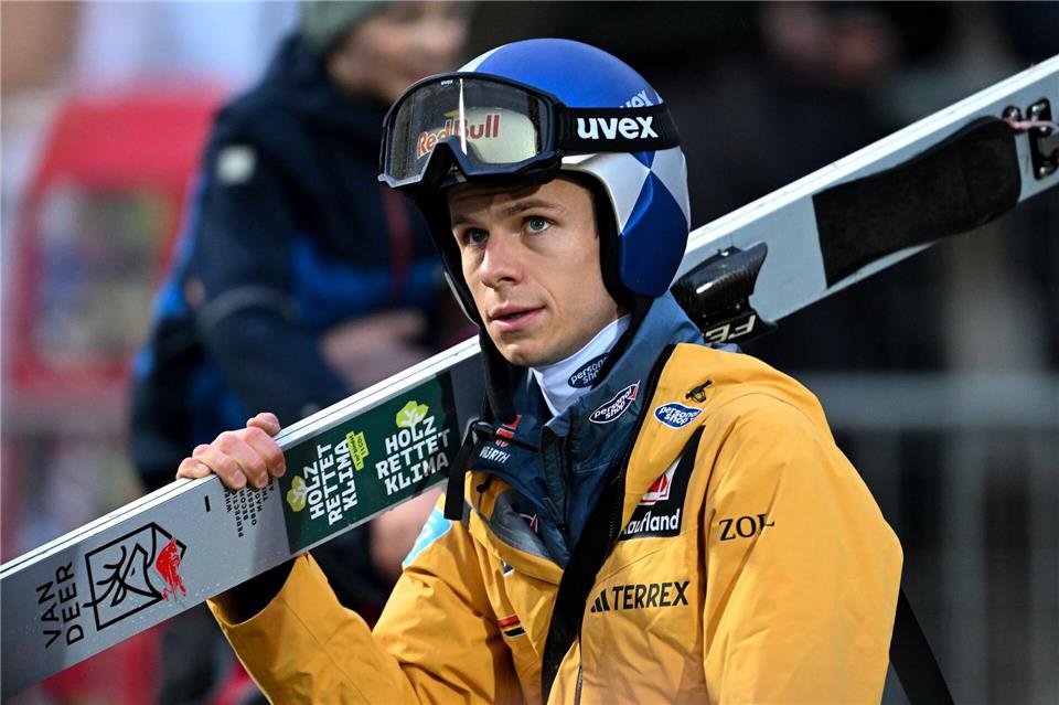 Für Andreas Wellinger gibt es noch viel zu tun.Hendrik Schmidt/dpa