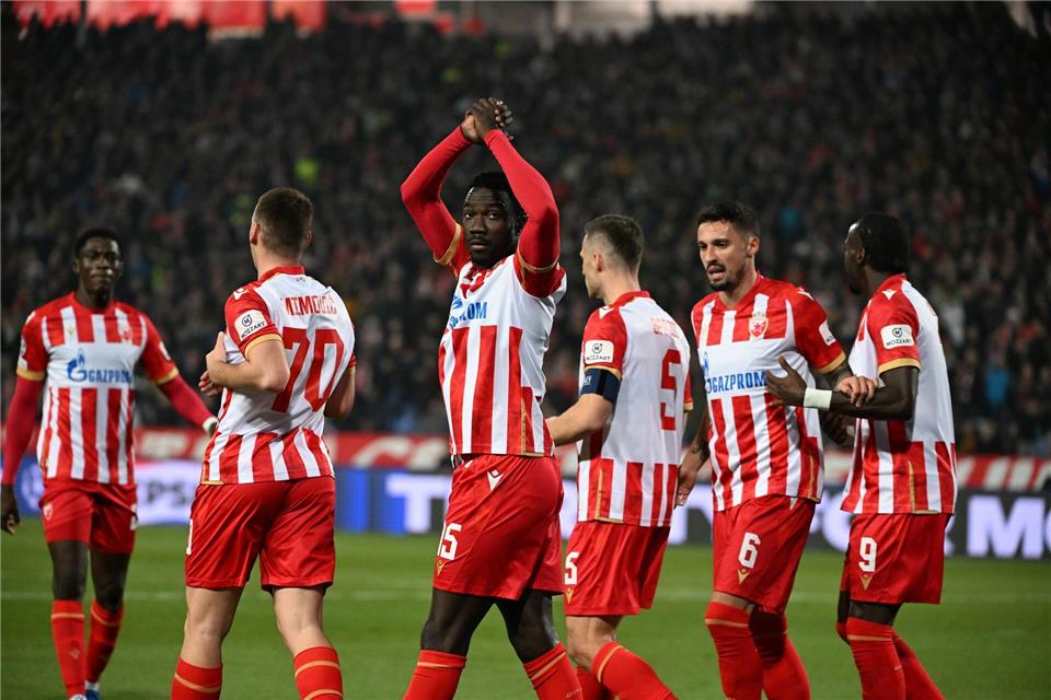 Für Belgrad traf Silas gegen den VfB Stuttgart. (Archivbild)Marijan Murat/dpa