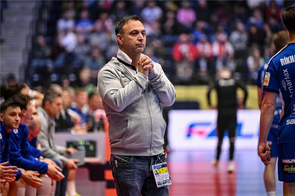 Für Bob Hanning war es das erste EM-Spiel als Trainer der italienischen Handball-Nationalmannschaft.Luigi Canu/LiveMedia-IPA/ZUMA Press Wire/dpa