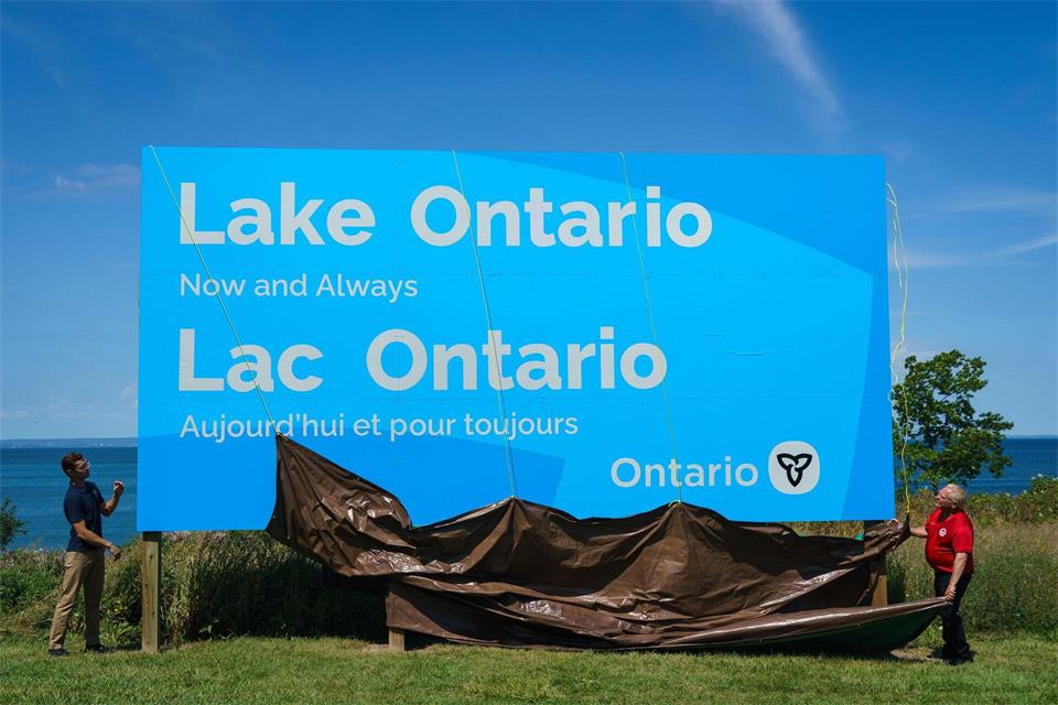 Für Doug Ford ist klar: Der Grenzsee wird immer Lake Ontario heißen. Keito Newman/The Canadian Press/AP/dpa