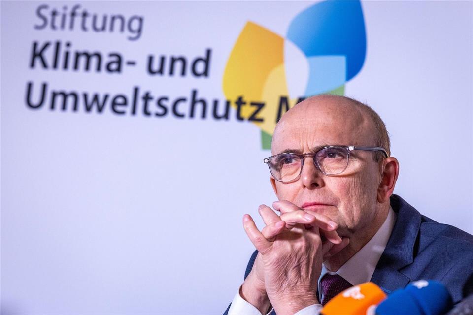 Für Erwin Sellering als Ex-Vorstandsvorsitzender der Klimastiftung kam eine Auflösung der umstrittenen Stiftung nie in Frage. (Archivbild)   Jens Büttner/Deutsche Presse-Agentur GmbH/dpa