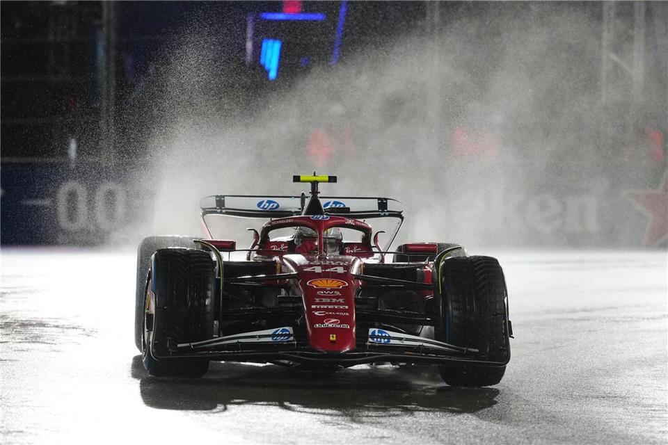 Für Ferrari-Pilot Lewis Hamilton lief gar nichts zusammen, er wurde Letzter. Eric Gay/AP/dpa