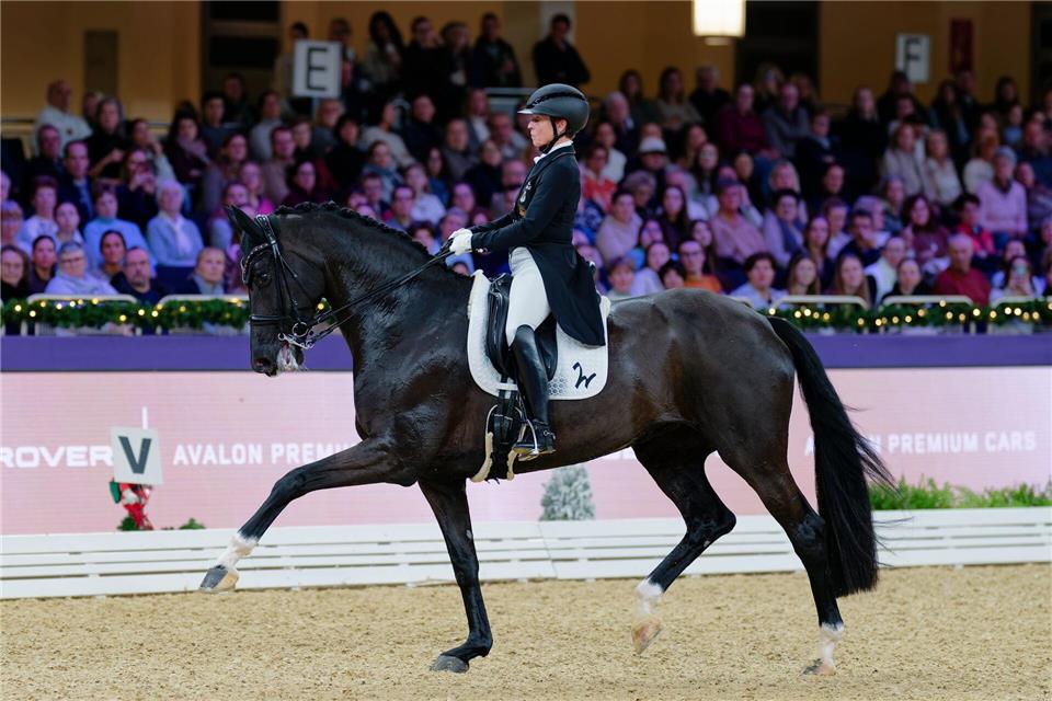 Für Isabell Werth war Frankfurt das erste Turnier nach einer längeren Pause. Uwe Anspach/dpa
