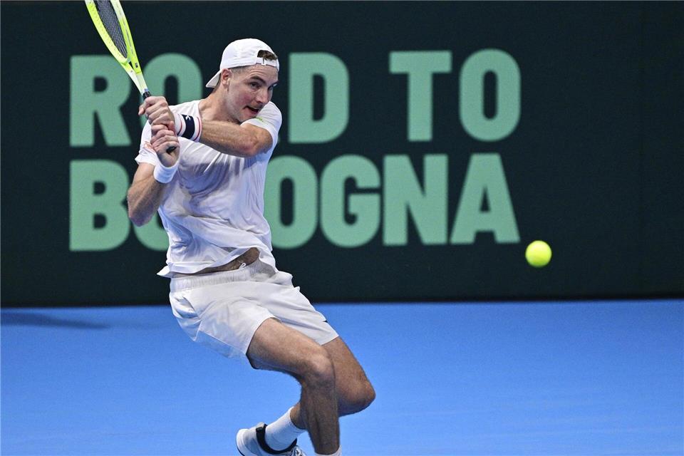 Für Jan-Lennard Struff läuft die Zeit für einen Davis-Cup-Triumph so langsam ab.--/kyodo/dpa