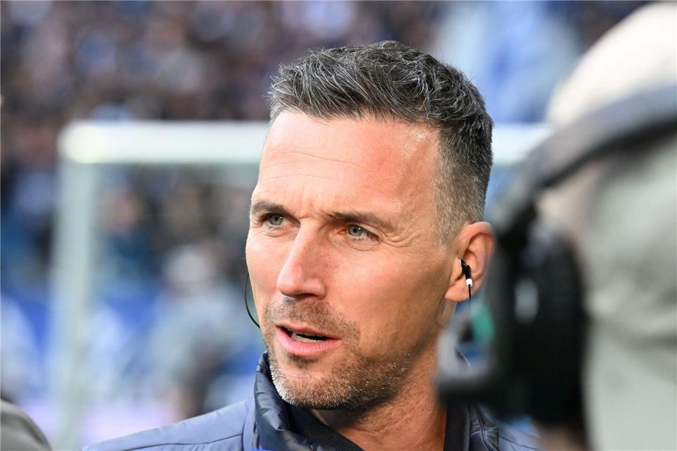 Für KSC-Trainer Christian Eichner sind die nächsten Wochen eine Abschiedstournee.Uli Deck/dpa