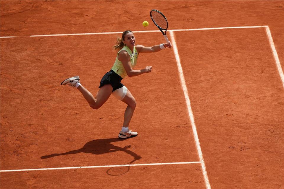 Für Maja Chwalinska war schon der Finaleinzug ein Riesenerfolg.Aurelien Morissard/AP/dpa