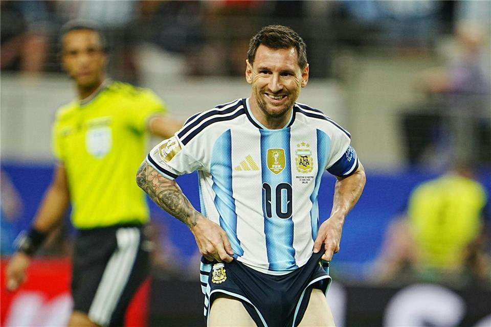 Für Messi lief es gegen Österreich lange unglücklich.Georg Hochmuth/APA/dpa