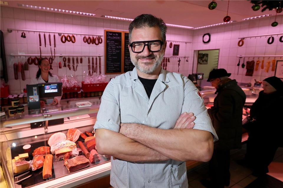 Für Metzgermeister Franz Richter ist die Zeit vor Weihnachten sehr umsatzstark.Jan Woitas/dpa