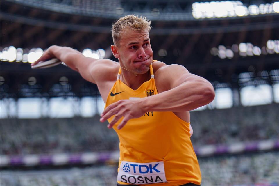 Olympiasiegerin Ogunleye löst locker das Final-Ticket Für Mika Sosna war die Qualifikation eine Zitterpartie.Michael Kappeler/dpa