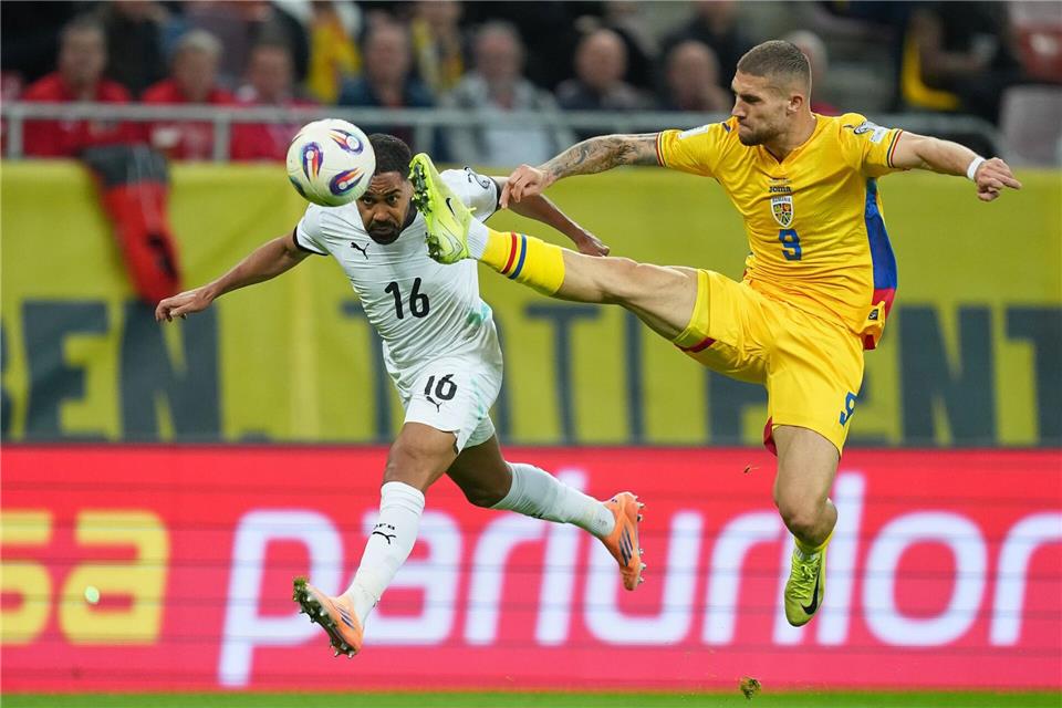 „Deppert von uns“: Rangnick ärgert Last-Minute-Pleite Für Österreich und Philipp Mwene gab es in der WM-Qualifikation erstmals eine Niederlage.Andreea Alexandru/AP/dpa