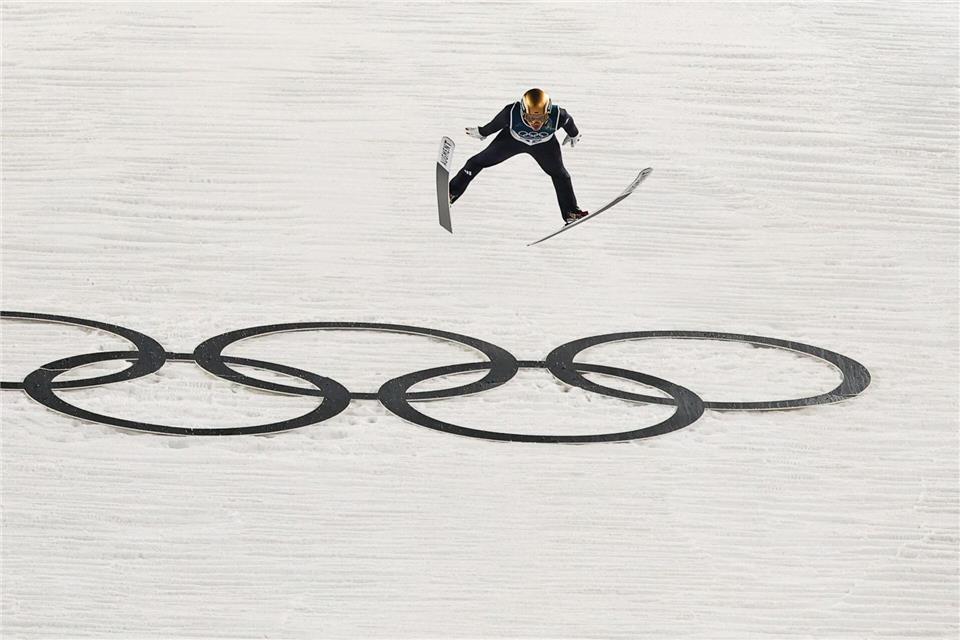 Für Philipp Raimund lief es bei diesen Winterspielen schon deutlich besser.Daniel Karmann/dpa