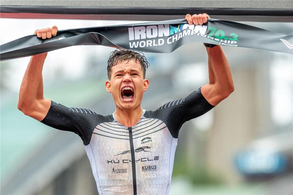 Ironman-Serie mit neuem Deutschland-Rennen: 70.3 in Leipzig Für Rico Bogen würde es ein Heimrennen. Pepe Korteniemi/Lehtikuva/dpa