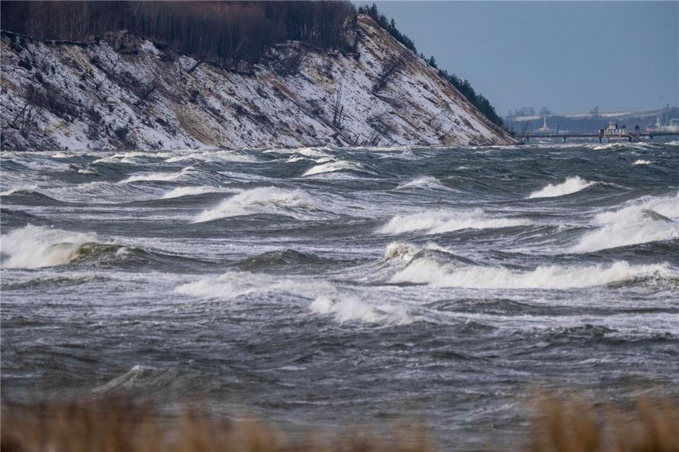 Für Salzwassereinbrüche aus der Nordsee in die Ostsee sind starke Westwinde unerlässlich. (Archivbild)Stefan Sauer/dpa