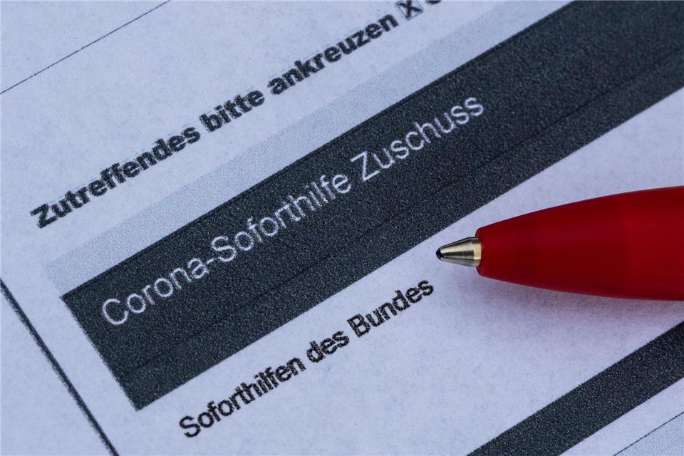 Für Scheinfirmen waren in Millionenhöhe Corona-Hilfen beantragt worden. (Symbolbild)Robert Michael/dpa-Zentralbild/dpa