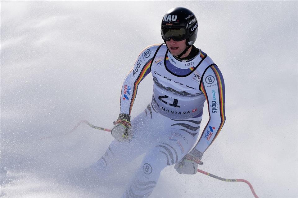 Für Skirennfahrer Luis Vogt ist die Saison vorzeitig beendet. (Archivbild)Giovanni Auletta/AP/dpa