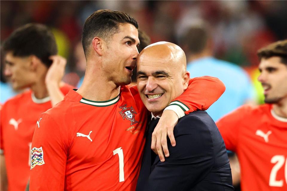 Für Trainer Roberto Martinez ist Ronaldo enorm wichtig. (Archivbild)Christian Charisius/dpa