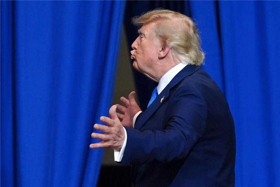 Für US-Präsident Trump schien das Rahmenabkommen ein entscheidender Schritt zur Beendigung des Iran-Kriegs zu sein. (Archivbild)Julia Demaree Nikhinson/AP/dpa