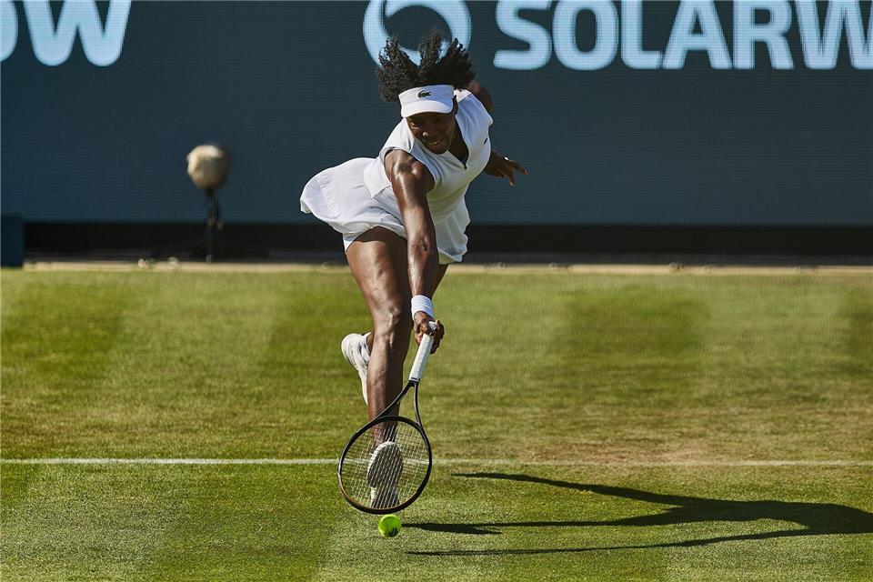 Für Venus Williams ist beim Turnier in Bad Homburg schon in der ersten Runde Schluss.Fotoreport-DB/dpa