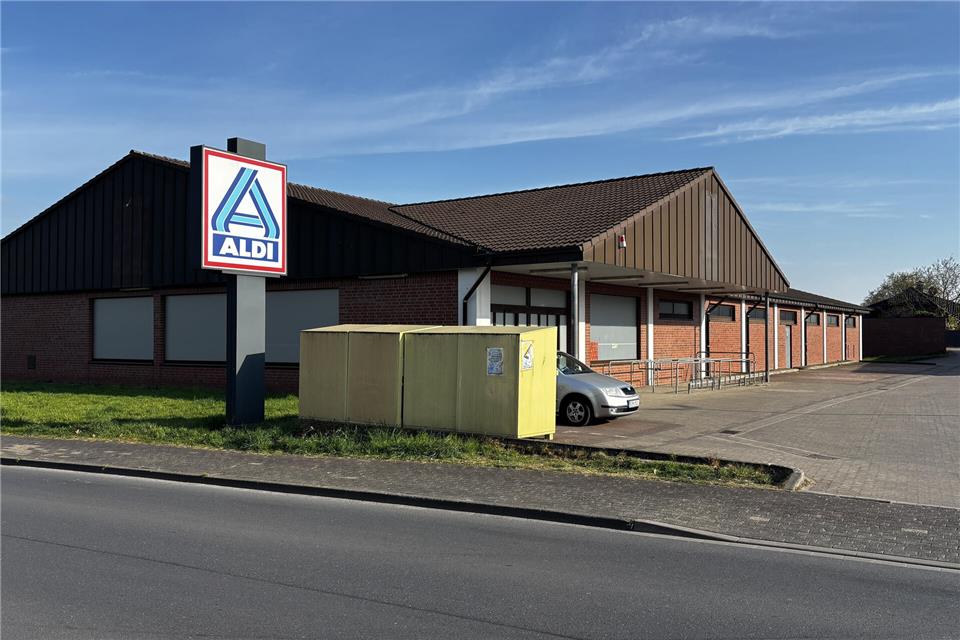 Politik stimmt für größeren Aldi-Markt in Groß Reken Für das Gebäude des alten Aldi-Markts in Groß Reken könnte es eine andere Nutzung geben.