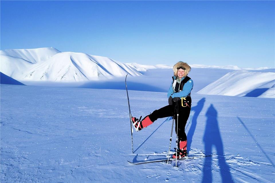 Für das Training war Rabea Rogge sogar in Spitzbergen unterwegs. privat/dpa