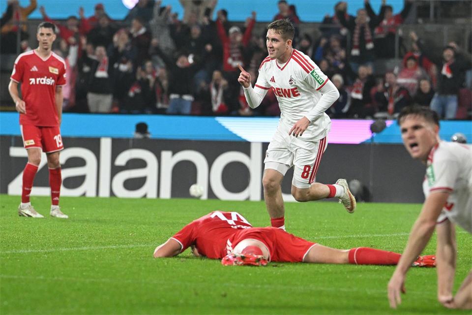 Für den 1. FC Union Berlin setzte es in Köln eine bittere Pokal-Pleite.Federico Gambarini/dpa