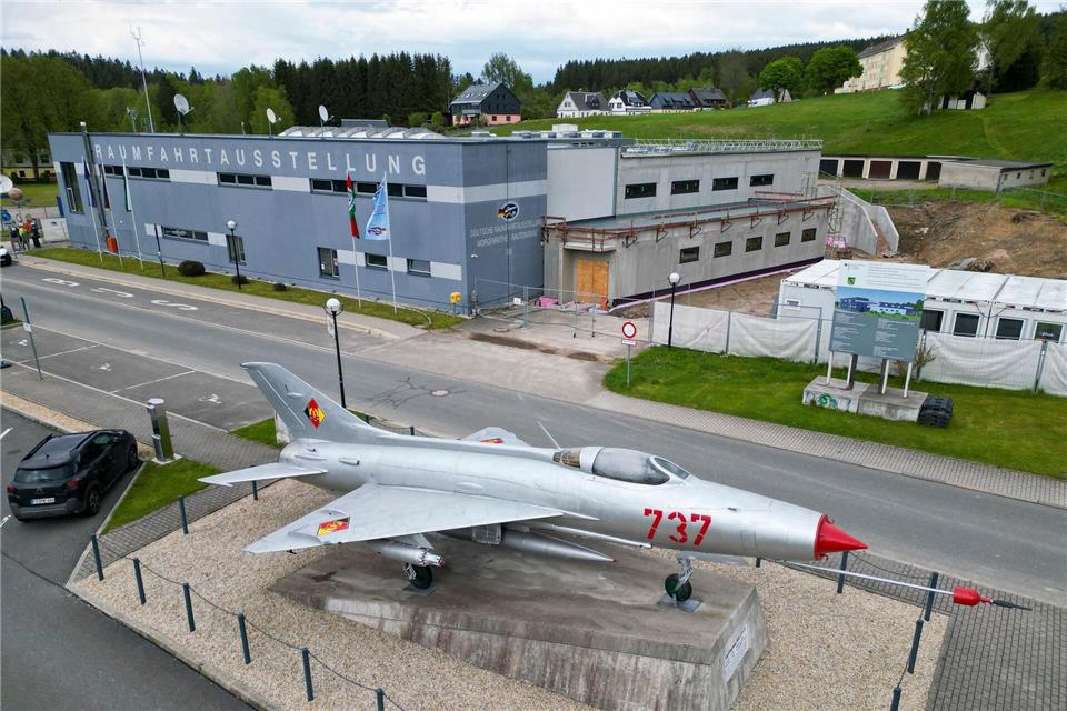 Für den Neubau der Deutschen Raumfahrtausstellung im Vogtland gestalten Studenten aus Freiberg eine Station zum Stand der Forschung für einen dauerhaften Aufenthalt auf anderen Himmelskörpern. (Archivbild)Jan Woitas/dpa