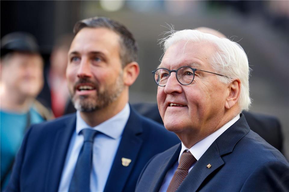 „So ein hoher Besuch“ - Andernach freut sich über Steinmeier Für den Oberbürgermeister ist der Besuch eine große EhreThomas Banneyer/dpa