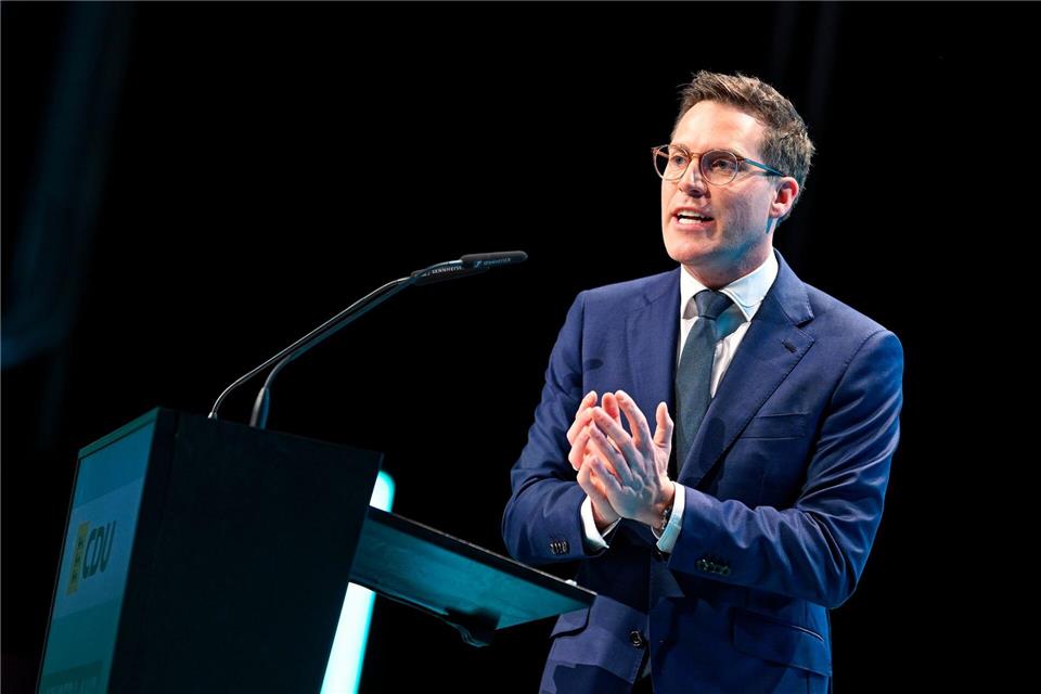 Für die CDU geht Landes- und Fraktionschef Manuel Hagel ins Rennen. (Archivbild)Uwe Anspach/dpa