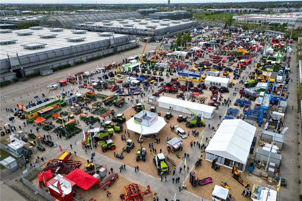 Für die Ernährungswirtschaft ist etwa die Beteiligungen bei der Fachmesse agra in Leipzig vorgesehen (Archivbild)Jan Woitas/dpa